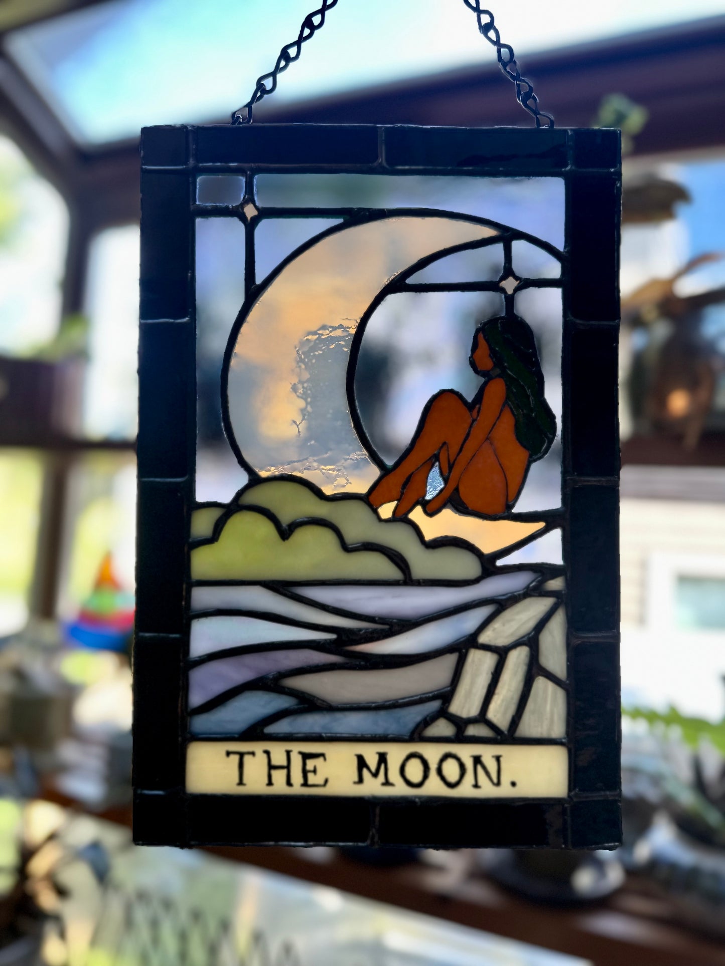 "The Moon" Tarot Panel