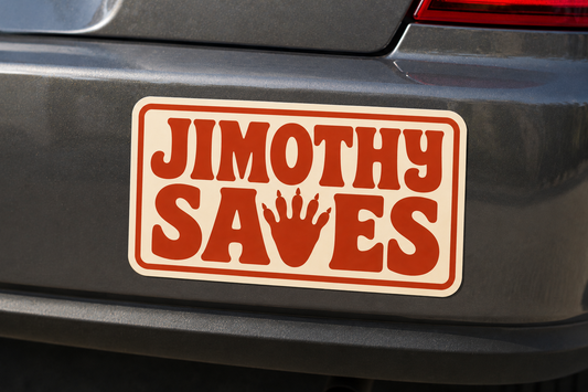 Jimothy Saves Classic Bumper Sticker