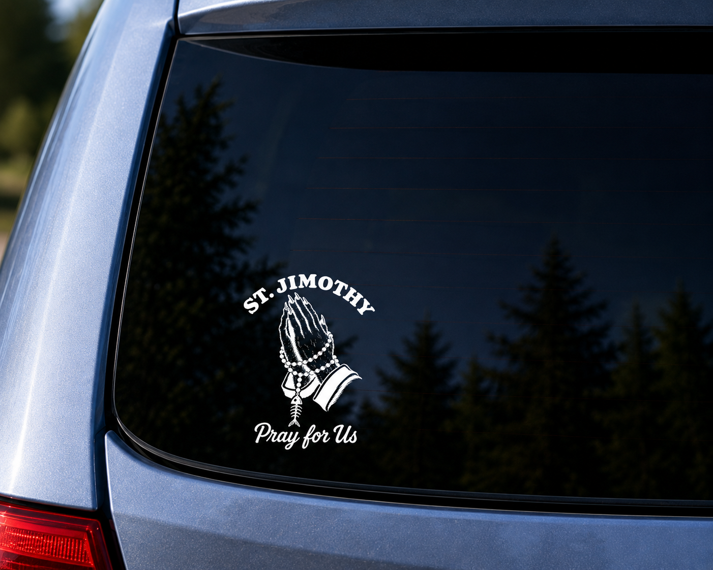 St. Jimothy Pray for Us Vinyl Decal